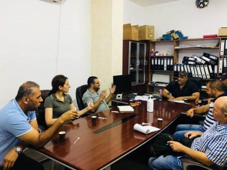 اجتماع في بلدية برطعة لمناقشة مشروع الصرف الصحي ومياه الشرب